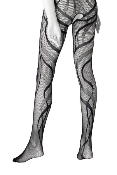 画像14: G328 black | ボディストッキング・黒・オープンクロッチ   | 高級Sexyランジェリー Obsessive (14)