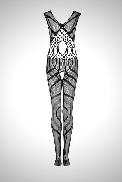 画像16: G328 black | ボディストッキング・黒・オープンクロッチ   | 高級Sexyランジェリー Obsessive (16)