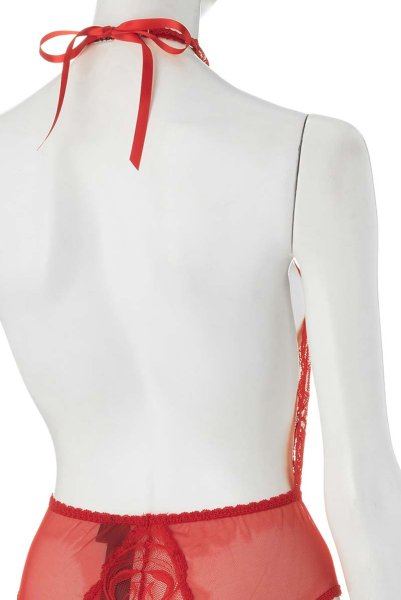 画像12: Dagmarie teddy red | テディ・レース・レッド   | 高級Sexyランジェリー Obsessive (12)