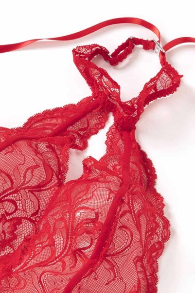 画像16: Dagmarie teddy red | テディ・レース・レッド   | 高級Sexyランジェリー Obsessive (16)