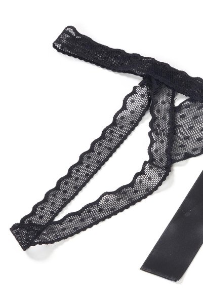 画像19: Lanelia corset | ガーターベルト付きコルセット&クロッチレスタンガ2点セット・ブラック・タンガ   | 高級Sexyランジェリー Obsessive (19)