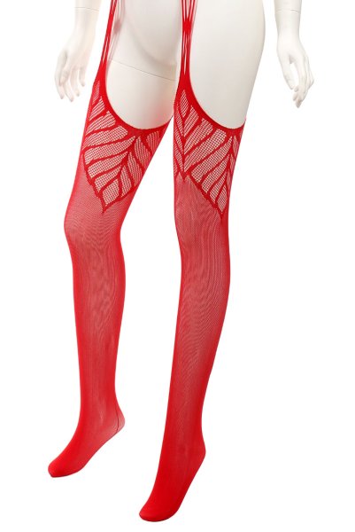 画像13: N122 bodystocking | ボディストッキング・赤・オープンクロッチ   | 高級Sexyランジェリー Obsessive (13)