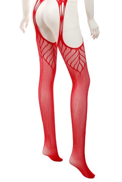 画像14: N122 bodystocking | ボディストッキング・赤・オープンクロッチ   | 高級Sexyランジェリー Obsessive (14)