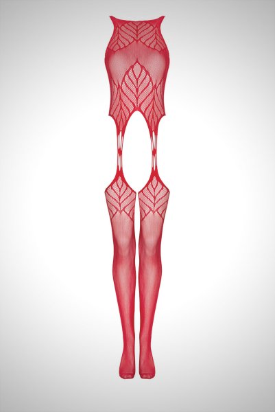 画像15: N122 bodystocking | ボディストッキング・赤・オープンクロッチ   | 高級Sexyランジェリー Obsessive (15)