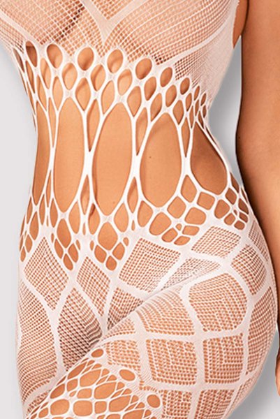 画像5: G330 white | ボディストッキング・白・オープンクロッチ   | 高級Sexyランジェリー Obsessive (5)