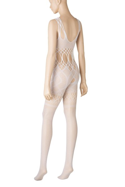 画像10: G330 white | ボディストッキング・白・オープンクロッチ   | 高級Sexyランジェリー Obsessive (10)