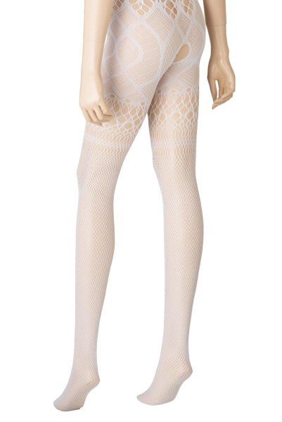 画像14: G330 white | ボディストッキング・白・オープンクロッチ   | 高級Sexyランジェリー Obsessive (14)