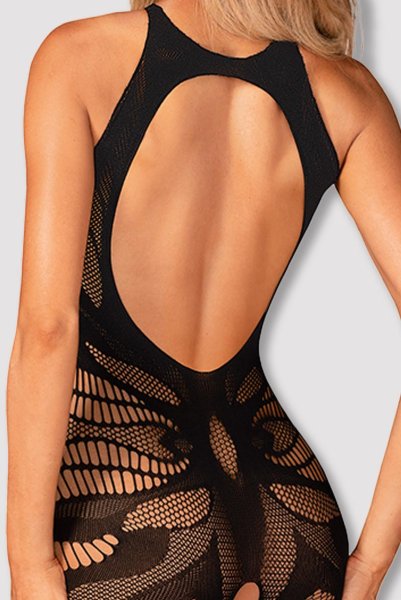 画像4: G331 black | ボディストッキング・黒・オープンクロッチ   | 高級Sexyランジェリー Obsessive (4)