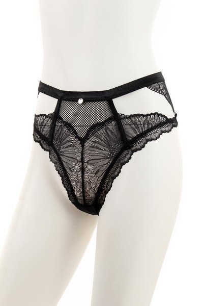 画像7: Mibelia panties | ショーツ・ブラック・レース   | 高級Sexyランジェリー Obsessive (7)