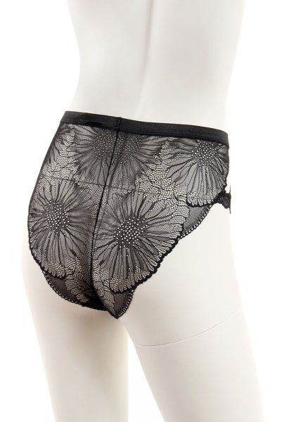 画像8: Mibelia panties | ショーツ・ブラック・レース   | 高級Sexyランジェリー Obsessive (8)