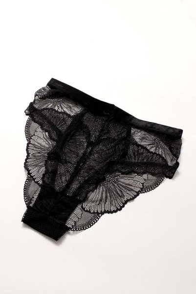 画像12: Mibelia panties | ショーツ・ブラック・レース   | 高級Sexyランジェリー Obsessive (12)