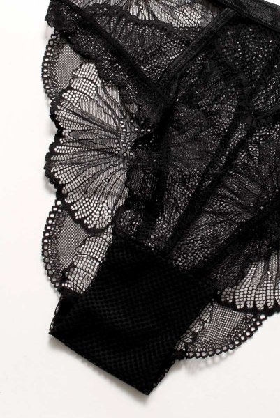 画像15: Mibelia panties | ショーツ・ブラック・レース   | 高級Sexyランジェリー Obsessive (15)