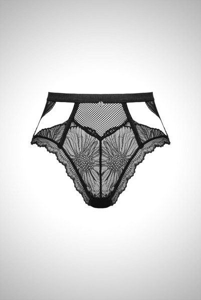 画像17: Mibelia panties | ショーツ・ブラック・レース   | 高級Sexyランジェリー Obsessive (17)