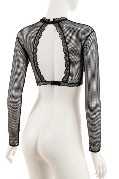 画像8: Mibelia top |トップス・オープンバスト・ワイヤーあり・ブラック・レース   | 高級Sexyランジェリー Obsessive (8)