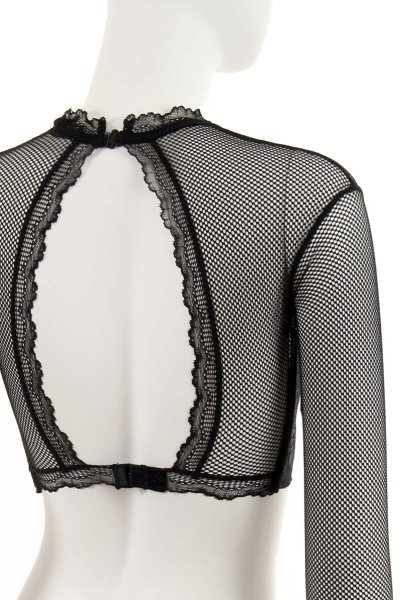 画像10: Mibelia top |トップス・オープンバスト・ワイヤーあり・ブラック・レース   | 高級Sexyランジェリー Obsessive (10)