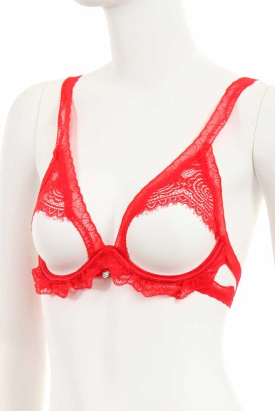 画像11: Bergamore set | ブラ＆ショーツ2点セット・ワイヤーあり・レッド・レース   | 高級Sexyランジェリー Obsessive (11)