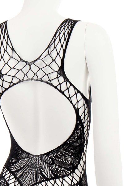 画像14: B138 teddy | ボディストッキングテディ・黒・オープンクロッチ   | 高級Sexyランジェリー Obsessive (14)