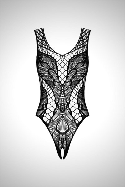 画像17: B138 teddy | ボディストッキングテディ・黒・オープンクロッチ   | 高級Sexyランジェリー Obsessive (17)