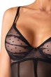 画像5: Nuites chemise  |スリップドレス（ワイヤーあり・ドット・シースルー・ブラック） | Obsessive 高級Sexyランジェリー【即日発送・サイズ交換NG・メール便対象】輸入下着・ランジェリー   (5)