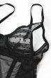 画像14: Nuites chemise  |スリップドレス（ワイヤーあり・ドット・シースルー・ブラック） | Obsessive 高級Sexyランジェリー【即日発送・サイズ交換NG・メール便対象】輸入下着・ランジェリー   (14)