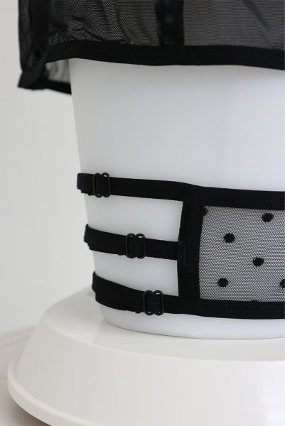 画像28: Nuites chemise  |スリップドレス（ワイヤーあり・ドット・シースルー・ブラック） | Obsessive 高級Sexyランジェリー【即日発送・サイズ交換NG・メール便対象】輸入下着・ランジェリー   (28)