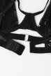 画像12: Keira Lise 2-pcs set｜ブラ＆タンガ2点セット（ワイヤーあり・ボンテージ・フェイクレザー・ブラック） | Obsessive 高級Sexyランジェリー【即日発送・サイズ交換NG・メール便対象】輸入下着・ランジェリー   (12)