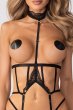 画像5: Hersis harness | ボディーハーネス（ブラック・ストラップ ）   | Obsessive 高級Sexyランジェリー【 即日発送・サイズ交換NG・メール便対象】輸入下着・ランジェリー   (5)