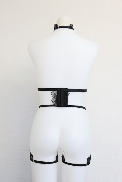 画像16: Hersis harness | ボディーハーネス(ブラック・ストラップ )   | Obsessive 高級Sexyランジェリー【 即日発送・サイズ交換NG・メール便対象】輸入下着・ランジェリー   (16)