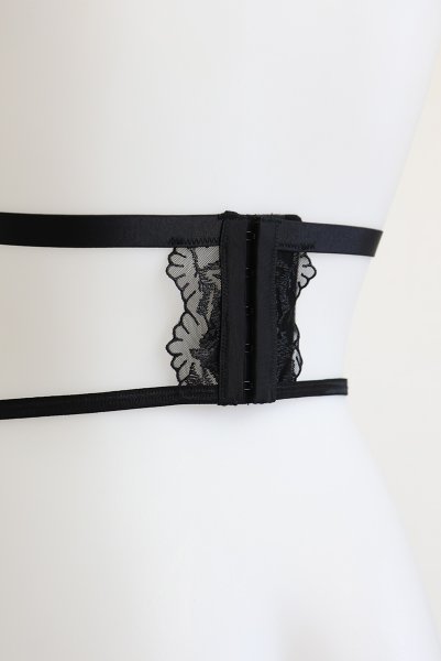 画像18: Hersis harness | ボディーハーネス(ブラック・ストラップ )   | Obsessive 高級Sexyランジェリー【 即日発送・サイズ交換NG・メール便対象】輸入下着・ランジェリー   (18)
