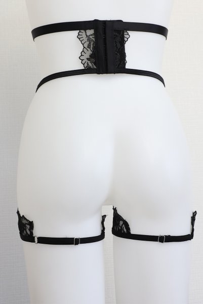 画像19: Hersis harness | ボディーハーネス(ブラック・ストラップ )   | Obsessive 高級Sexyランジェリー【 即日発送・サイズ交換NG・メール便対象】輸入下着・ランジェリー   (19)