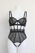 画像17: Hersis crotchess teddy | クロッチレステディ（ワイヤーあり・シースルー・ブラック）  | Obsessive 高級Sexyランジェリー【即日発送・サイズ交換NG・メール便対象】輸入下着・ランジェリー    (17)
