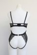 画像18: Hersis crotchess teddy | クロッチレステディ（ワイヤーあり・シースルー・ブラック）  | Obsessive 高級Sexyランジェリー【即日発送・サイズ交換NG・メール便対象】輸入下着・ランジェリー    (18)