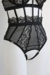 画像21: Hersis crotchess teddy | クロッチレステディ（ワイヤーあり・シースルー・ブラック）  | Obsessive 高級Sexyランジェリー【即日発送・サイズ交換NG・メール便対象】輸入下着・ランジェリー    (21)