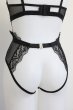 画像22: Hersis crotchess teddy | クロッチレステディ（ワイヤーあり・シースルー・ブラック）  | Obsessive 高級Sexyランジェリー【即日発送・サイズ交換NG・メール便対象】輸入下着・ランジェリー    (22)