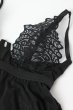 画像11: Donarella babydoll  |スリップドレス＆タンガ＆チョーカー（ワイヤーあり・レース・ブラック） | Obsessive 高級Sexyランジェリー【即日発送・サイズ交換NG・メール便対象】輸入下着・ランジェリー   (11)