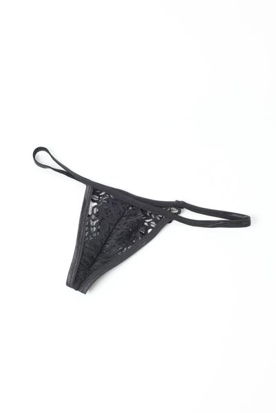 画像15: Donarella babydoll  |スリップドレス＆タンガ＆チョーカー（ワイヤーあり・レース・ブラック） | Obsessive 高級Sexyランジェリー【即日発送・サイズ交換NG・メール便対象】輸入下着・ランジェリー   (15)