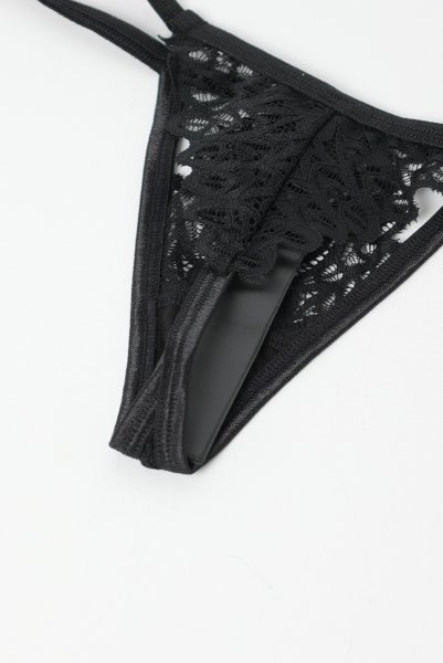 画像17: Donarella babydoll  |スリップドレス＆タンガ＆チョーカー（ワイヤーあり・レース・ブラック） | Obsessive 高級Sexyランジェリー【即日発送・サイズ交換NG・メール便対象】輸入下着・ランジェリー   (17)