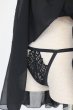 画像27: Donarella babydoll  |スリップドレス＆タンガ＆チョーカー（ワイヤーあり・レース・ブラック） | Obsessive 高級Sexyランジェリー【即日発送・サイズ交換NG・メール便対象】輸入下着・ランジェリー   (27)