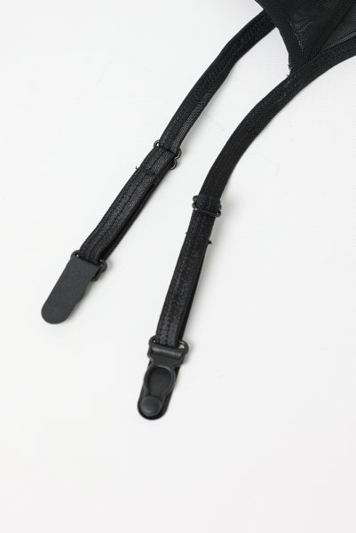 画像10: Donarella corset| ガーターベルト付きコルセット＆タンガ＆チョーカー3点セット（ワイヤーあり・レース・ブラック）   | 高級Sexyランジェリー Obsessive【即日発送・サイズ交換NG・メール便対象】輸入下着・ランジェリー   (10)