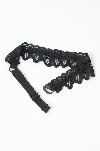 画像15: Donarella corset| ガーターベルト付きコルセット＆タンガ＆チョーカー3点セット（ワイヤーあり・レース・ブラック）   | 高級Sexyランジェリー Obsessive【即日発送・サイズ交換NG・メール便対象】輸入下着・ランジェリー   (15)