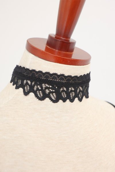 画像21: Donarella corset| ガーターベルト付きコルセット＆タンガ＆チョーカー3点セット（ワイヤーあり・レース・ブラック）   | 高級Sexyランジェリー Obsessive【即日発送・サイズ交換NG・メール便対象】輸入下着・ランジェリー   (21)