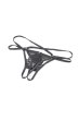 画像17: Donarella 3-pcs crotchless set｜ブラ＆クロッチレスタンガ＆チョーカー3点セット（ワイヤーあり・オープンバスト・レース・ダブルストラップ・ブラック） | Obsessive 高級Sexyランジェリー【即日発送・サイズ交換NG・メール便対象】輸入下着・ランジェリー   (17)