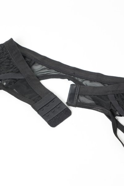 画像10: Donarella garter belt | ガーターベルト（レース・ブラック)  | 高級Sexyランジェリー Obsessive【即日発送・サイズ交換OK・メール便対象】輸入下着・ランジェリー   (10)