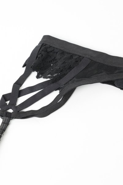 画像11: Donarella garter belt | ガーターベルト（レース・ブラック)  | 高級Sexyランジェリー Obsessive【即日発送・サイズ交換OK・メール便対象】輸入下着・ランジェリー   (11)