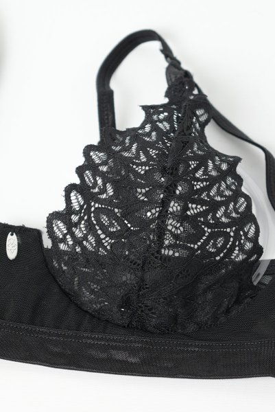 画像7: Donarella bra | ブラ（ワイヤーあり・レース・ブラック）| Obsessive 高級Sexyランジェリー【即日発送・サイズ交換NG・メール便対象】輸入下着・ランジェリー   (7)