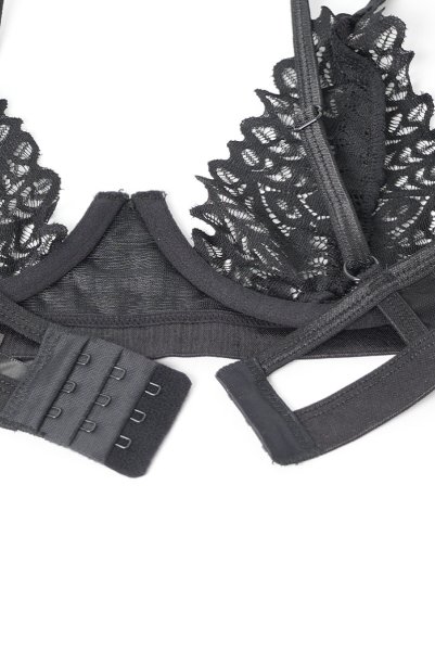 画像9: Donarella bra | ブラ（ワイヤーあり・レース・ブラック）| Obsessive 高級Sexyランジェリー【即日発送・サイズ交換NG・メール便対象】輸入下着・ランジェリー   (9)