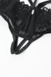 画像11: Donarella crotchless panties |クロッチレスショーツ(レース・デザインストラップ・ブラック) | Obsessive 高級Sexyランジェリー【即日発送・サイズ交換NG・メール便対象】輸入下着・ランジェリー   (11)