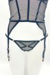 画像26: Euridia corset| ガーターベルト付きコルセット＆タンガ2点セット（ワイヤーあり・ブラック）   | 高級Sexyランジェリー Obsessive【即日発送・サイズ交換NG・メール便対象】輸入下着・ランジェリー   (26)
