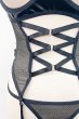 画像26: Dominna corset| ガーターベルト付きコルセット＆クロッチレスタンガ2点セット（ワイヤーあり・ボンテージ・フェイクレザー・ブラック）   | 高級Sexyランジェリー Obsessive【即日発送・サイズ交換NG・メール便対象】輸入下着・ランジェリー   (26)