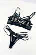 画像14: Dominna 2-pcs set｜ブラ＆タンガ2点セット（ワイヤーあり・ボンテージ・フェイクレザー・ブラック） | Obsessive 高級Sexyランジェリー【即日発送・サイズ交換NG・メール便対象】輸入下着・ランジェリー   (14)